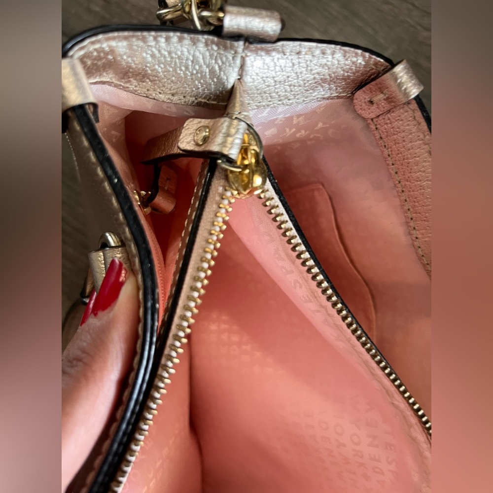 Kate Spade Rose Gold Mesh Handbag - Picture 12 of 15